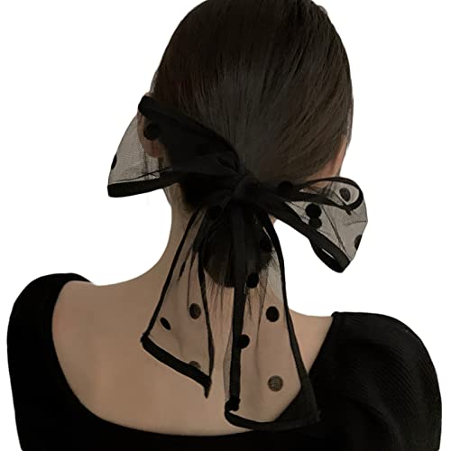 Haarband Mit Schleifen Schwarz Dünner Schal Stirnband Gebundenes Haarband Spitzenhaarband Spitzenhaarband Schleifen Haarband Spitzenhaar Accessoires Gebundenes Haarband von LIGSLN