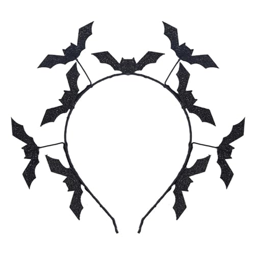 Haarband mit Fledermaus-Haarreifen für Halloween-Partys und Cosplay-Veranstaltungen, Kopfschmuck, Zubehör von LIGSLN