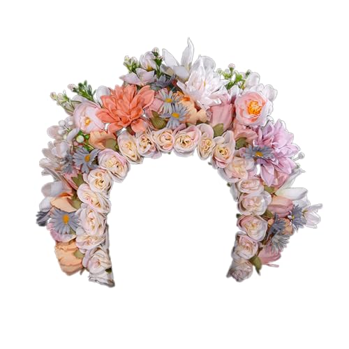 Haarschmuck mit chinesischer Blume, eleganter Damen-Kopfschmuck, schönes Blumenhaarband, für Hochzeit, Festivals, tägliches Stirnband von LIGSLN