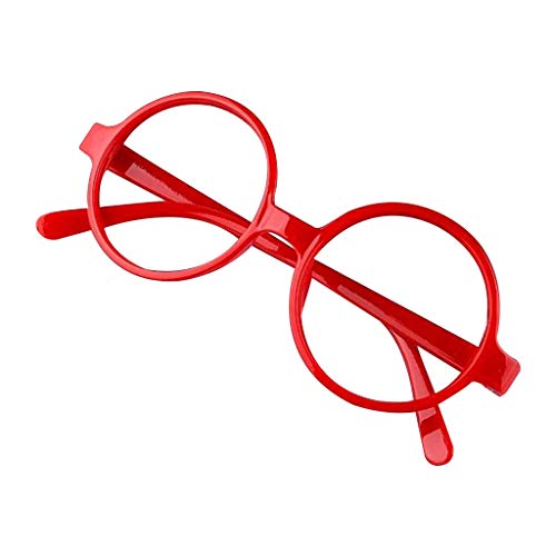 Lustige Brille mit rundem Rahmen, Brille für Kinder, Festival, Party, Cosplay, runder Rahmen von LIGSLN