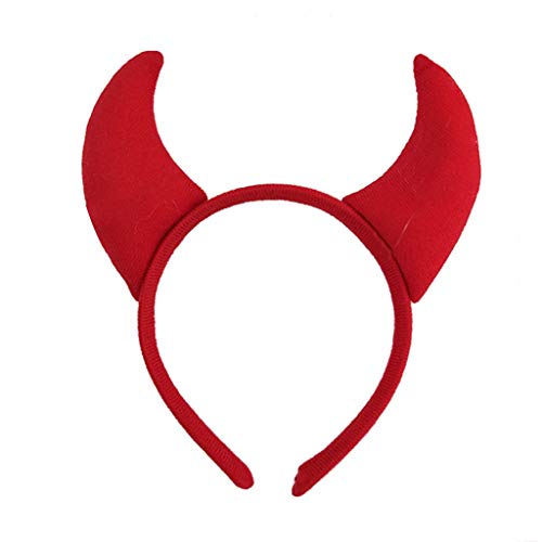 Lustige Teufelsohren Stirnband Hörner Ohr Haarband für Kinder Haarreifen Halloween Party Haarschmuck von LIGSLN