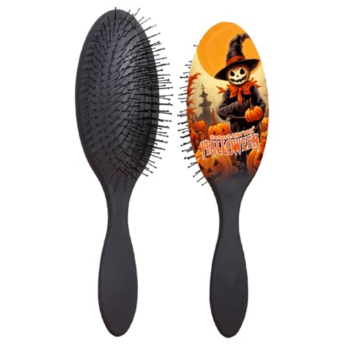 Multifunktionale Halloween-Haarbürste mit Massagefunktion für Damen und Herren, komfortables Haarstyling-Werkzeug, Haarkamm von LIGSLN