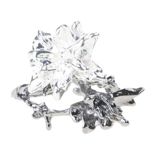Stabile Metalllegierung, Blumen-Spinner-Ringe für Damen und Mädchen, mit Sonnenblumen, Gänseblümchen und Schmetterlingen, stilvolle Outfits, Mando-Ringe Stabile Metalllegierung, Blumen-Spinner-Ringe für Damen und Mädchen, mit Sonnenblumen, Gänseblümchen und Schmetterlingen, stilvolle Outfits, Mando-Ringe von LIGSLN
