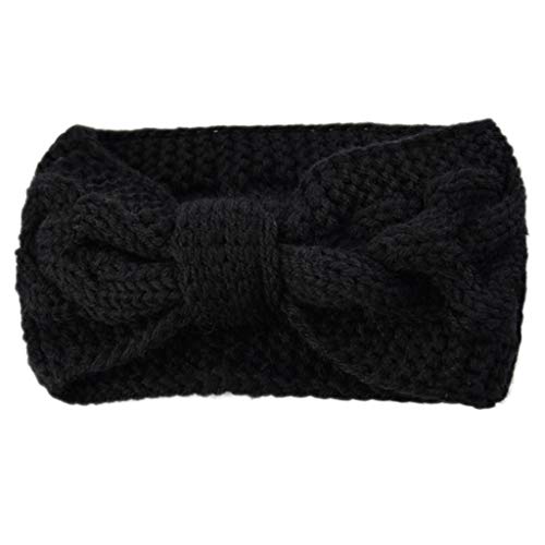 Zopfstrick-Turban-Stirnbänder für Damen, Schleife, gestrickt, Haarband, warmes Winter-Haarstyling, Haarspangen von LIGSLN