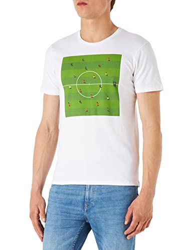 LIGUE 1 UBER EATS Herren Meligf1ts007 T-Shirt, weiß, L von LIGUE 1 UBER EATS