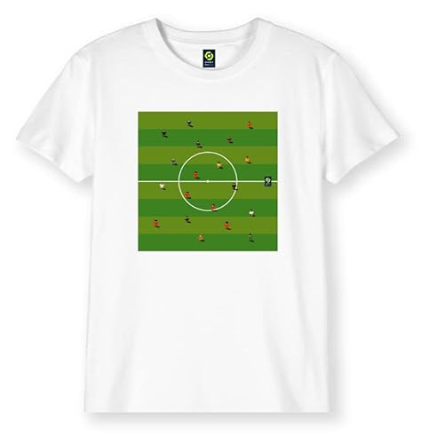 LIGUE 1 UBER EATS Unisex Kinder Boligf1ts005 T-Shirt, weiß, 10 Jahre von LIGUE 1 UBER EATS