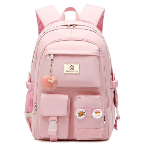 Laptop Rucksäcke 15,6 Zoll Schultache College Rucksack Anti Diebstahl Reise Tagesrucksack Große Büchertaschen für Teenager Mädchen Frauen Studenten von LIGUL