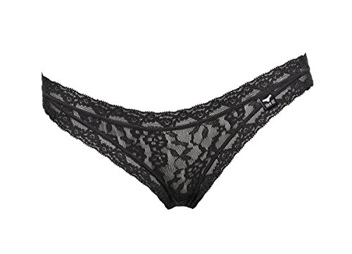 LikeIt!, We Love Lace, String schwarz,Größe L von LIKE IT