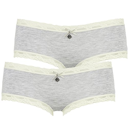 LIKE IT - 6016 - Panty - 2er Spar-Pack (L Ivory) von LIKE IT