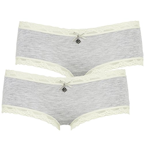 LIKE IT - 6016 - Panty - 2er Spar-Pack (S Ivory) von LIKE IT