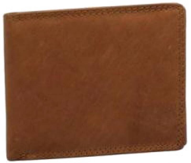 LIKE it a LOT - Like it a Lot Magnum Scheintasche Querformat echt Leder cognac Braun von LIKE it a LOT