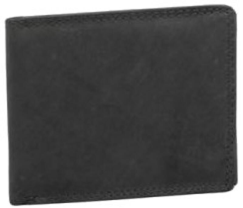 LIKE it a LOT - Like it a Lot Magnum Scheintasche Querformat echt Leder schwarz Schwarz von LIKE it a LOT