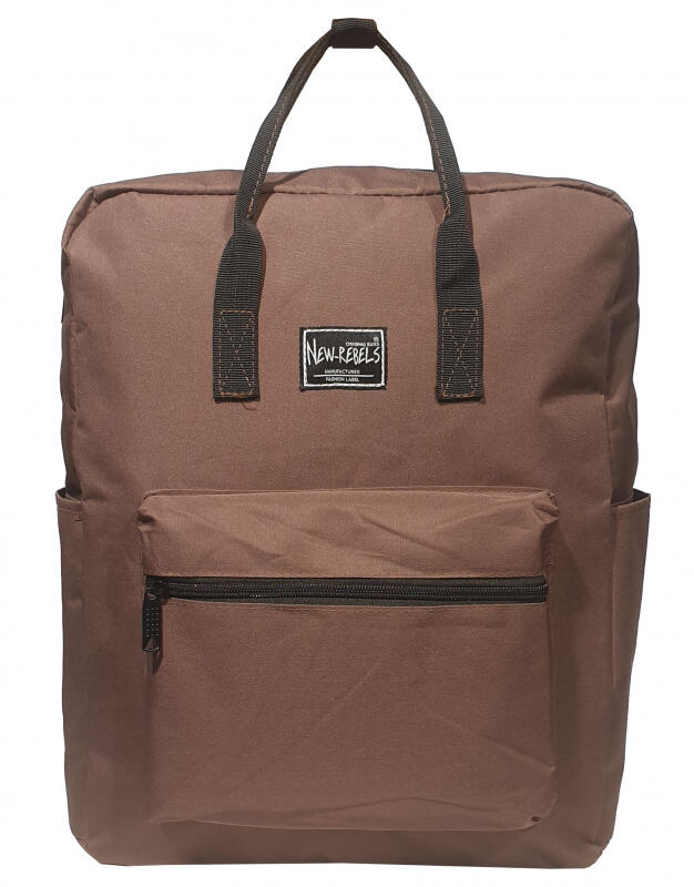 LIKE it a LOT - New-Rebels Artica Rucksack mit Griffe braun/schwarz Braun von LIKE it a LOT