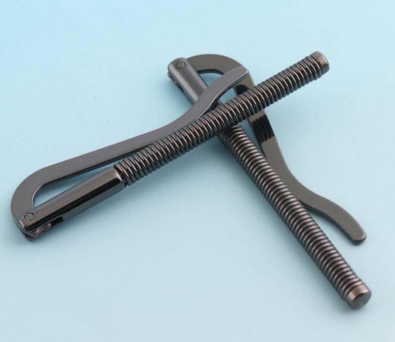 Bargeld Halter Frühling Geld Clips 5Pcs 80mm Gunmetal Brieftasche Diy Clip Zubehör Für Leder Handwerk Werkzeuge Geldbörse Hardware von LIKEBAGS