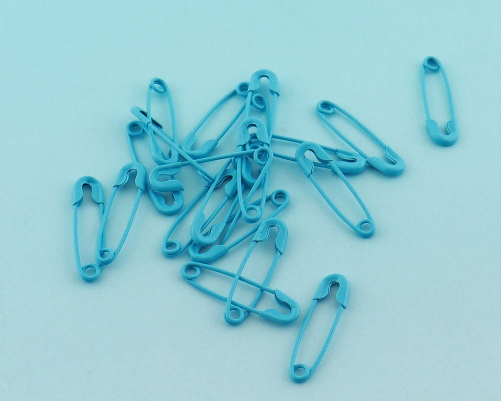 Blaue Sicherheitsnadeln 100-300Pcs 18 4mm Mini Brosche Vergoldete Stifte Hängen Tags Nähen Versorgung von LIKEBAGS