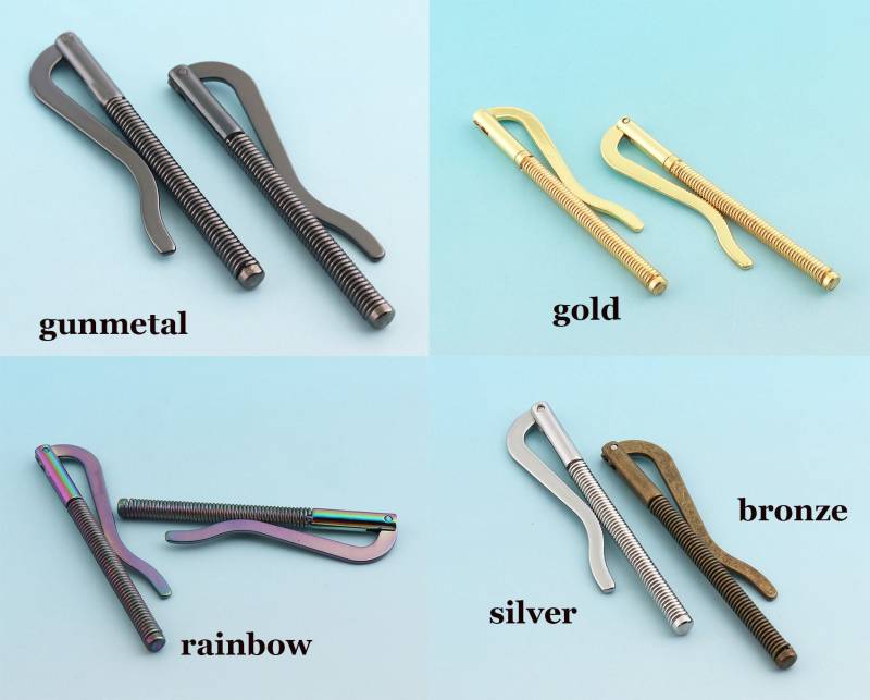 Cash Clamp Halter Feder Geld Clips 20Pcs Silber Brieftasche Diy Clip Zubehör Für Leder Handwerk Werkzeuge Geldbörse Hardware von LIKEBAGS