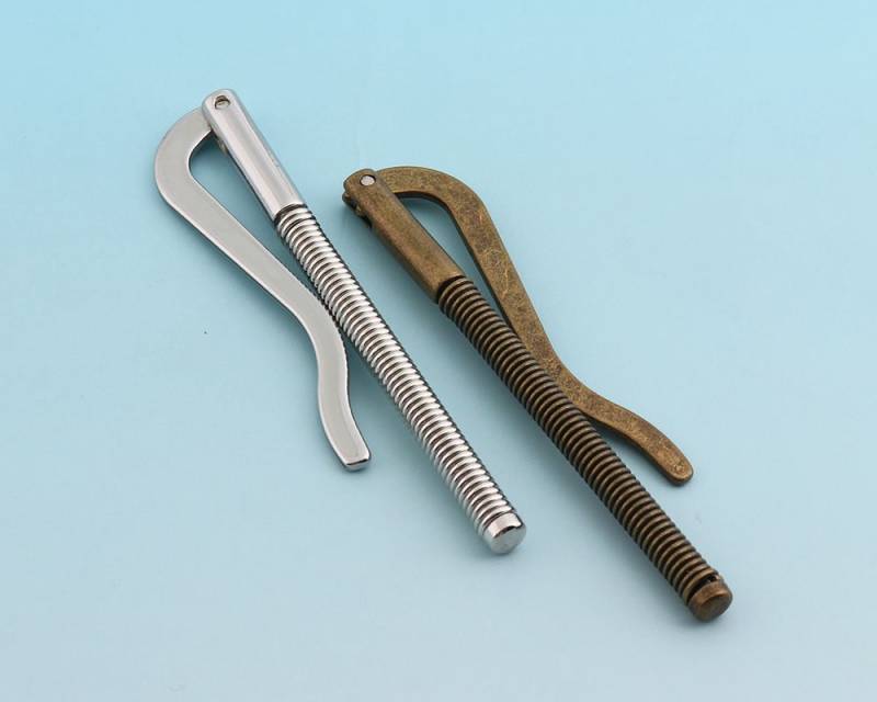 Frühling Geld Clips 10Pcs 80 15mm Silber Brieftasche Diy Clip Zubehör Für Leder Handwerk Werkzeuge Geldbörse Hardware von LIKEBAGS