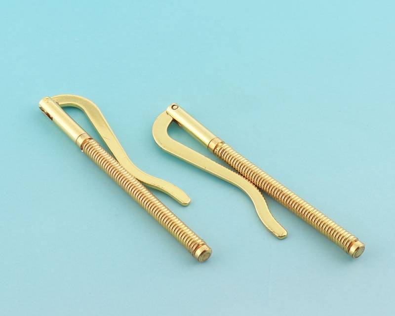 Frühling Geld Clips 5Pcs 80 15mm Gold Brieftasche Diy Clip Zubehör Für Leder Handwerk Werkzeuge Geldbörse Hardware von LIKEBAGS