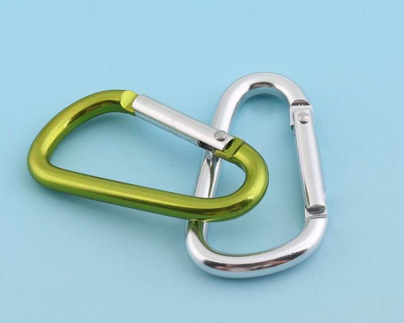 Karabiner Key Fob 4825 Grün/Silber Schlüsselanhänger Aluminium von LIKEBAGS