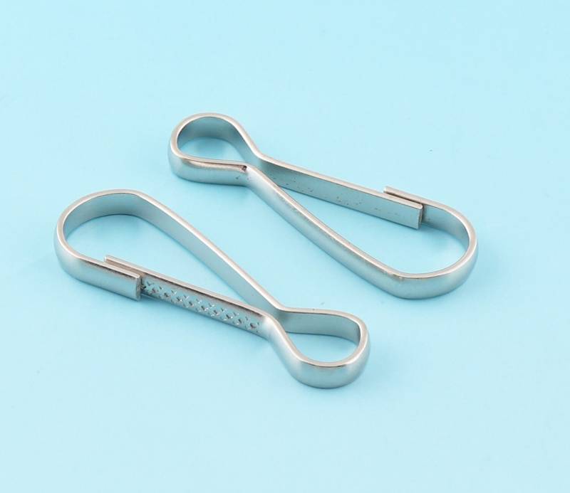 Lanyard Haken Clips 30Pcs 1 3/8"(35mm Silber Ton Verschluss Für Id-Karte Schlüsselanhänger Reißverschluss Zieht von LIKEBAGS