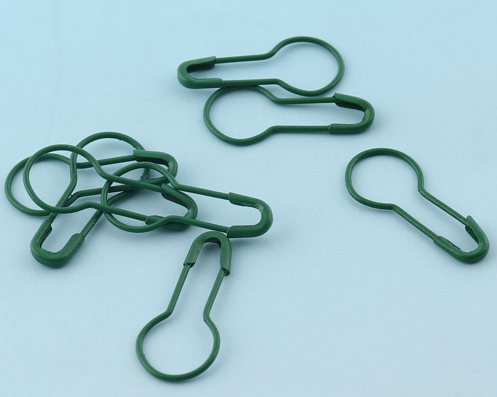Mini Glühbirne Sicherheitsnadeln 100Pcs 21 9mm Grün Vergoldete Stifte Hängen Tags Nähen Versorgung von LIKEBAGS