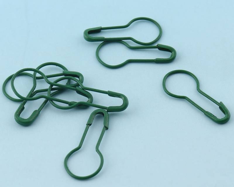 Mini Glühbirne Sicherheitsnadeln 100Pcs 21 9mm Grün Vergoldete Stifte Hängen Tags Nähen Versorgung von LIKEBAGS