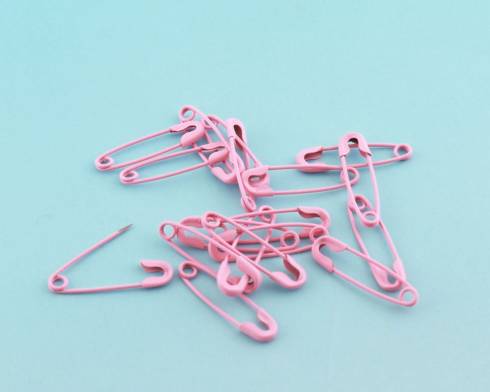 Pinke Sicherheitsnadeln 100-300stk 18 4mm Mini Brosche Vergoldet Pins Aufhänger Nähen von LIKEBAGS