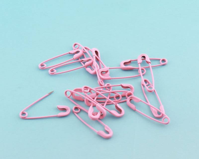 Pinke Sicherheitsnadeln 100-300stk 18 4mm Mini Brosche Vergoldet Pins Aufhänger Nähen von LIKEBAGS