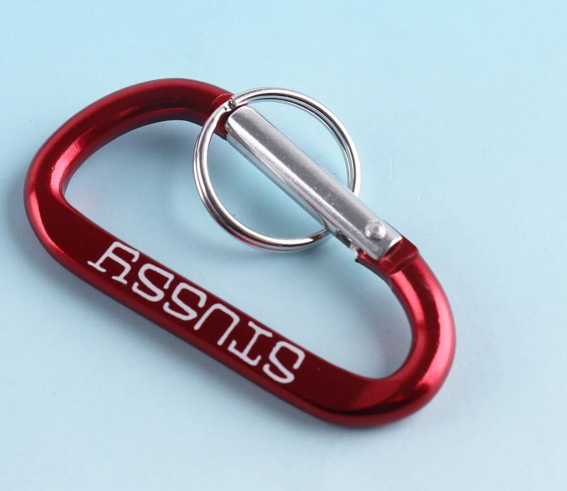 Rote Karabiner Mit Schlüsselanhänger 4stk. 68mm Große Firm Aluminium von LIKEBAGS