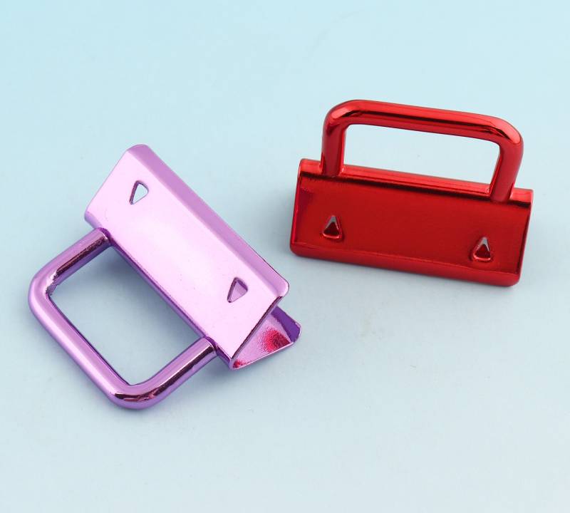 Schlüsselanhänger Hardware 10Pcs 32mm Rot Schlüssel Eckfeld Metall Armband Schlüsselband Band Endkappe Endschnur von LIKEBAGS