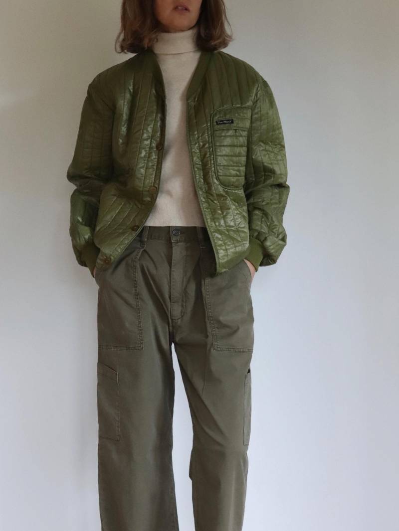 Finn Marin | Leichte Gesteppte Lange Thermo-Jacke von LILAVINTAGESHOP