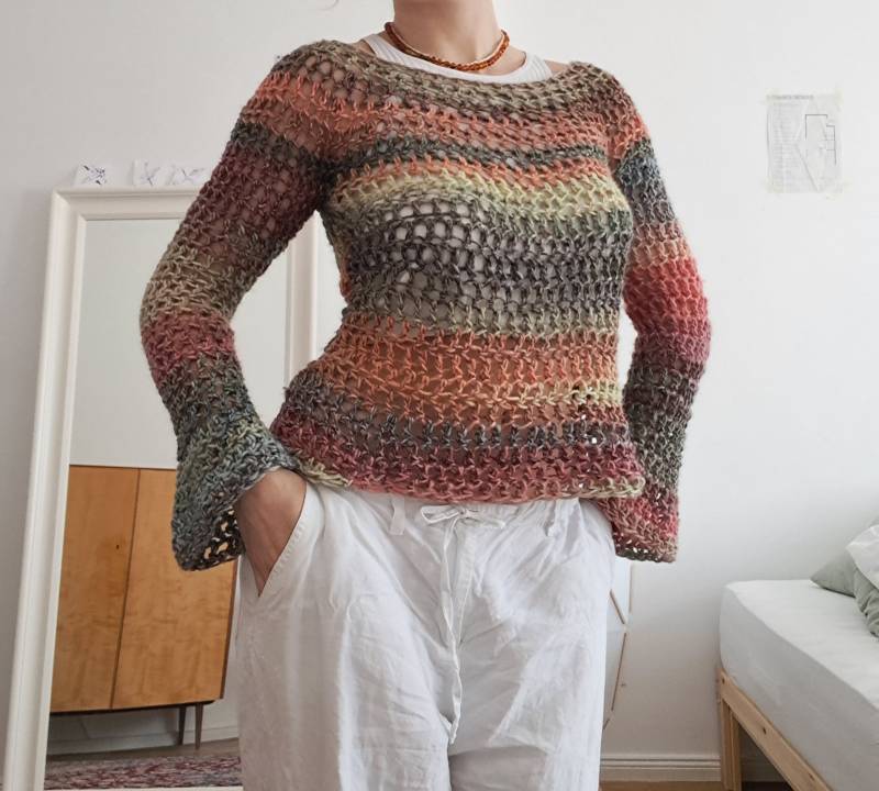 Buntes Häkel-Top von LILCRAZYCROCHET