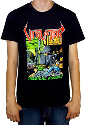 Earache Violator Chemical Assault T Shirt T-Shirts & Hemden(Medium) von LILI956677