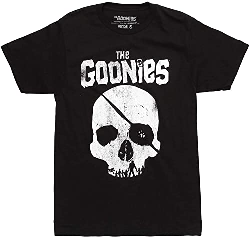Goonies Skull with Silhouette Teeth Adult T Shirt T-Shirts & Hemden(Medium) von LILI956677