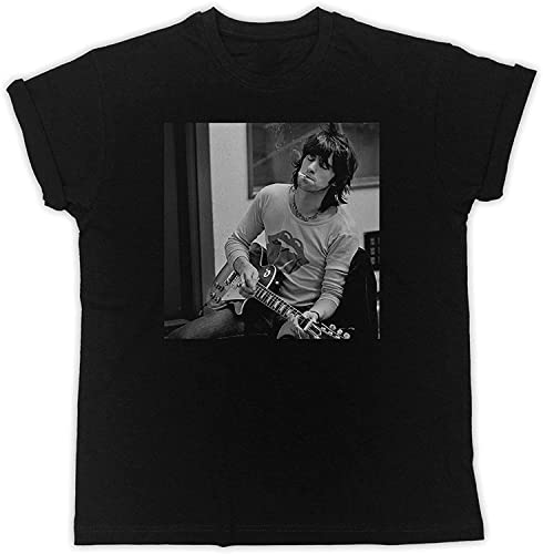 Keith Richards Smoking Funny Gift Designer Unisex T-Shirt T-Shirts & Hemden(Medium) von LILI956677