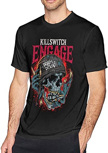 Killswitch Engage Disarm The Descent T Shirt Men's Fashion Cotton Crew Neck Short Sleeve Tunics Black T-Shirts & Hemden(X-Large) von LILI956677