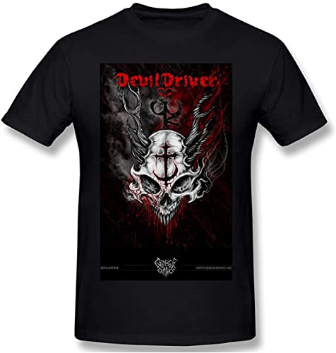 Mens Cool DevilDriver Logo T-Shirt Black T-Shirts & Hemden(Large) von LILI956677