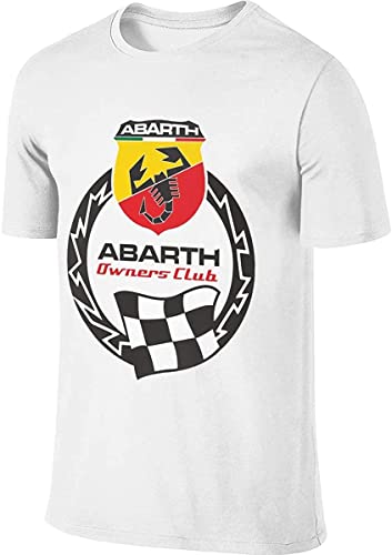 Mens Personalized Comfortable Top Abarth Club Logo T-Shirt T-Shirts & Hemden(X-Large) von LILI956677