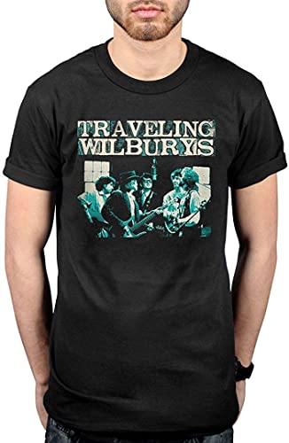 Traveling Wilbury's Perfoming T Shirt Black T-Shirts & Hemden(X-Large) von LILI956677