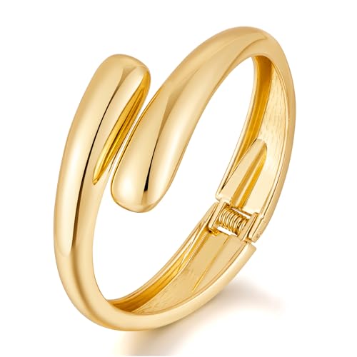 LILIE&WHITE Damen Gold Armband Armreif– Stilvolles, Verblasst Nicht, Allergikerfreundlich, Langlebig, Elegant & Modisch, Geschenk für Besondere Anlässe LILIE&WHITE Damen Gold Armband Armreif– Stilvolles, Verblasst Nicht, Allergikerfreundlich, Langlebig, Elegant & Modisch, Geschenk für Besondere Anlässe von LILIE&WHITE