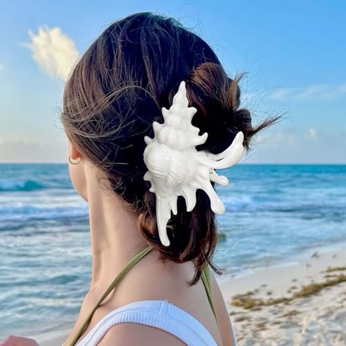 LILIE&WHITE Damen Muschel Haarklammer in Weiß mit Muschel Allergikerfreundlich, Farbecht – Elegantes Design für stilbewusste Frauen Geschenk für jeden Anlass LILIE&WHITE Damen Muschel Haarklammer in Weiß mit Muschel Allergikerfreundlich, Farbecht – Elegantes Design für stilbewusste Frauen Geschenk für jeden Anlass von LILIE&WHITE