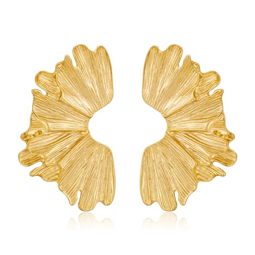 LILIE&WHITE Gold-Ohrringe für Frauen Hypoallergene Statement Trendy Zirkon Tropfen Ohrringe von LILIE&WHITE