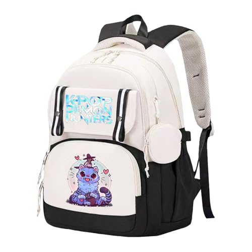 LILIHOT Kinderrucksäcke,Fan Merch Kinderrucksäcke Mädchen Jungen,Leicht Backpack Grafikdruck Rucksack für Kind/Teenager,Hohe Kapazität Schultaschen（K） von LILIHOT