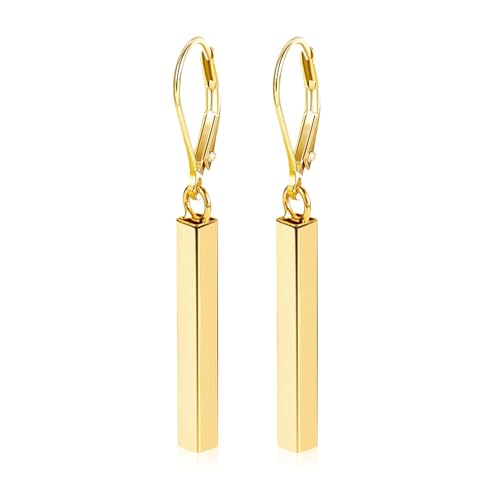 1 Paar Damenohrringe,Ohrringe Hängend Damen Earrings Hängende Lang mit Anhänger Ohrring Lange Ohrhänger Women Damenohrringe Hänge Mädchen Hängeohrringe (Gold) von LILIKAI