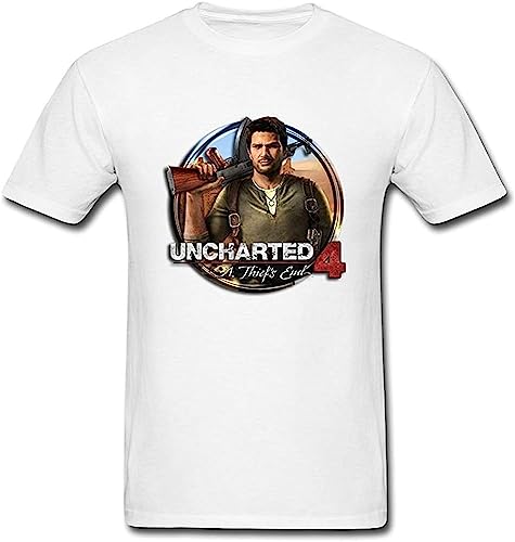 GLAISUNX 2019 Retro Uncharted 4 A Thiefs Men Shirt T-Shirts & Hemden(X-Large) von LILININ