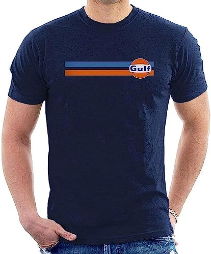 Gulf Steve McQueen T-Shirt Racing is Life Lee Mans Porche D16 T-Shirts & Hemden(Large) von LILININ