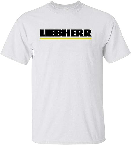 Liebherr Group Logo Crane Crawler Excavator Equipment Men's Graphic T Shirt T-Shirts & Hemden(XX-Large) von LILININ