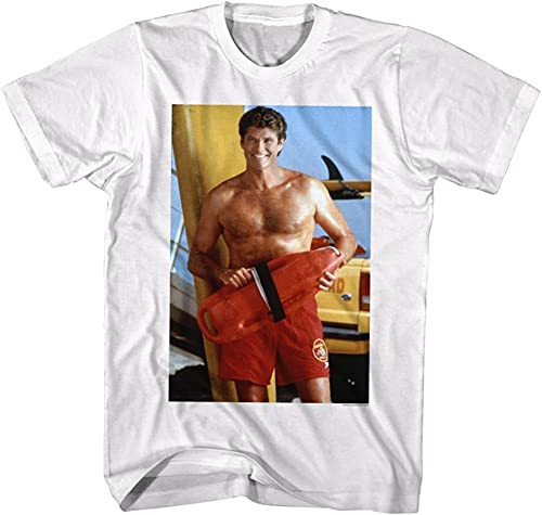 Men's David Hasselhoff Baywatch T-Shirt T-Shirts & Hemden(Medium) von LILININ