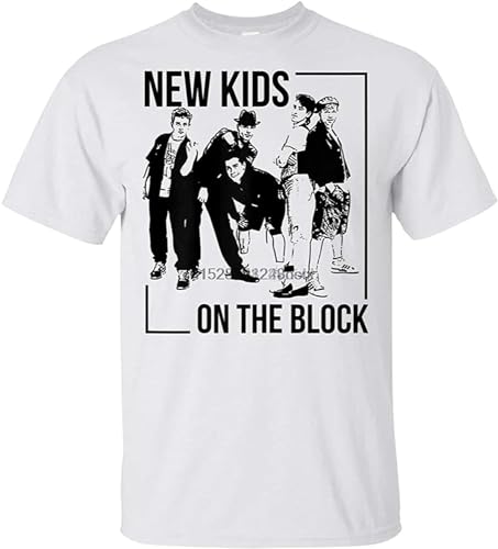 On The Blocks Vintage Gift T Shirt for Men Up to 5XL - Great Idea for Fans Who Love NKOTB T-Shirts & Hemden(X-Large) von LILININ