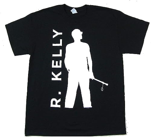 R Kelly Silhouette Image Black T Shirt New Merch T-Shirts & Hemden(XX-Large) von LILININ